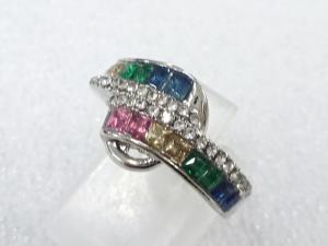 色石　指輪(11号)